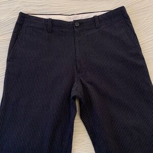 Vintage Banana Republic Cotton/Wool Blend Heavyweight Pinstripe Slacks